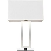 Wholesale - 18" JULIET BRUSHED NICKEL TABLE LAMP W/USB CHARGING PORT, UPC: 92903953200